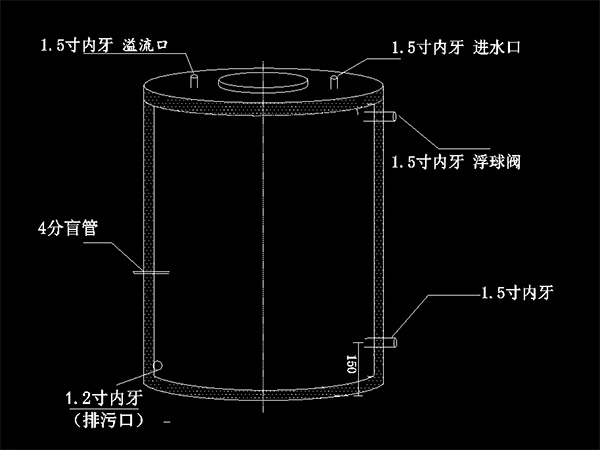 不锈钢水箱进水和溢流哪个高哪个低